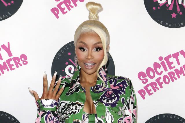 <p>News Licensing/MEGA </p> Blac Chyna at the SPiN Awards at the Biltmore Hotel on July 9, 2023, in Los Angeles, California
