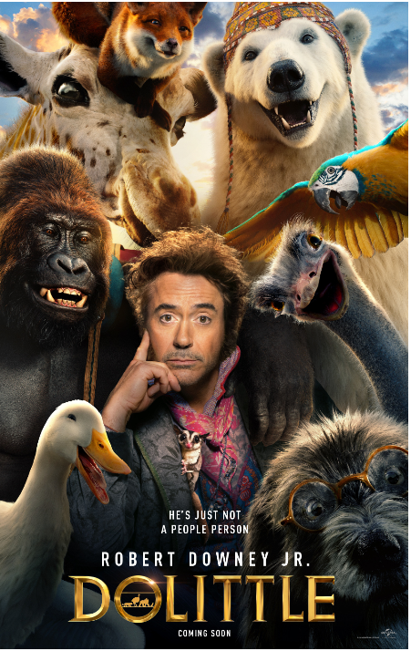 Dolittle poster (Universal)