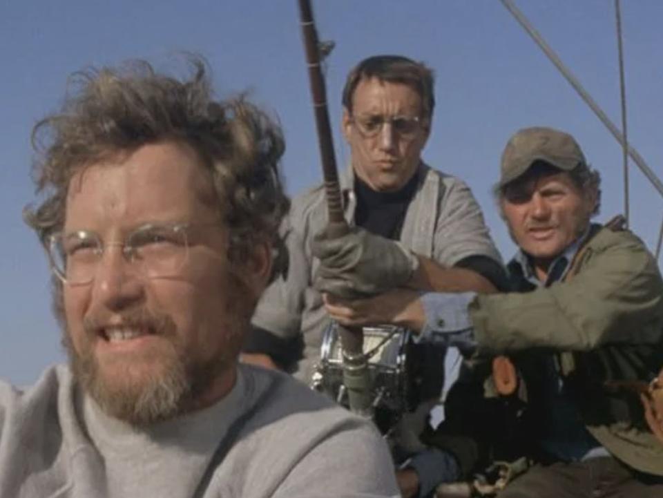 Robert Shaw, Roy Scheider and Richard Dreyfuss in Steven Spielberg’s masterpiece movie  (Universal Pictures)