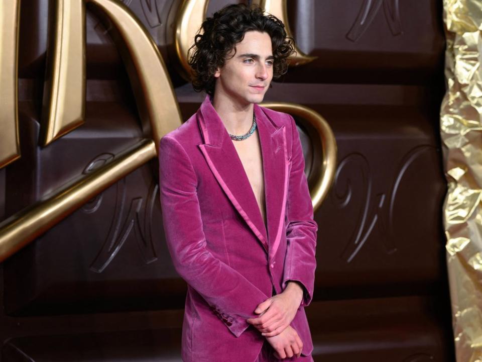 Timothée Chalamet bewies Mut zur Farbe.  (Bild: imago/ABACAPRESS)