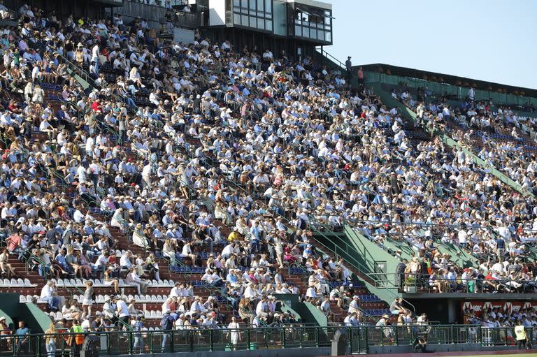 La tribuna C de Palermo en ocasión de la semifinal entre La Dolfina vs. Ellerstina