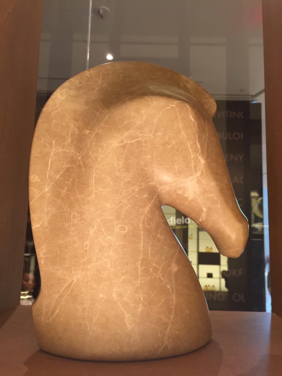 Want to own this marble horse sculpture?