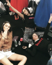 <p>Yes, Kendall Jenner is using Bella Hadid as a human pillow, and she doesn’t seem to mind.<em> [Photo: Bella Hadid/ Instagram]</em> </p>