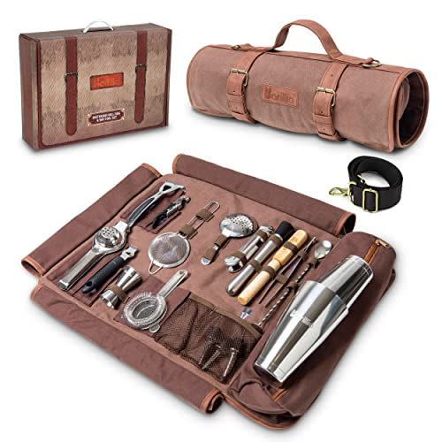 3) Bartender Bag with Bar Tools