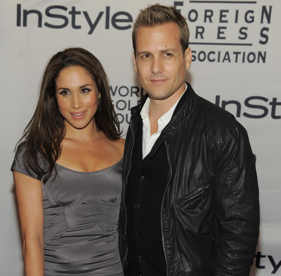 Auch nach dem Serien-Aus ist Meghan Markle noch gut mit ihren Co-Stars wie zum Beispiel hier Gabriel Macht befreundet. (Bild: Chris Pizzello/Invision/AP Photo)