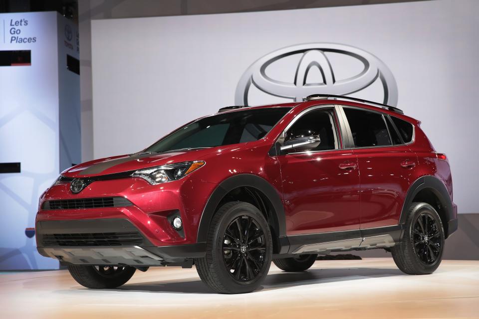 The Toyota 2018 RAV4 Adventure at the Chicago Auto Show on February 9, 2017 in Chicago, Illinois.