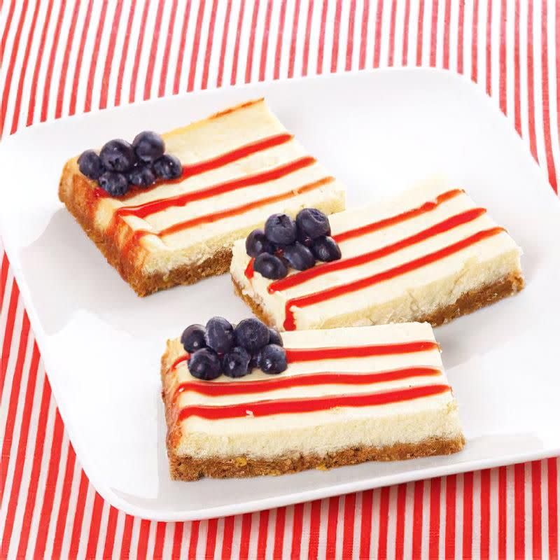 Flag Cheesecake Cookie Bars