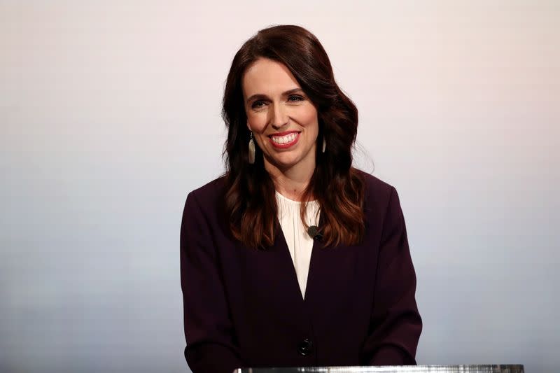 New Zealand Prime Minister Ardern participates in a debate in Auckland