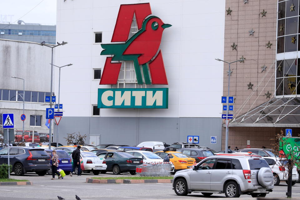 Auchan a de nombreux intérêts en Russie (Crédit : REUTERS/Evgenia Novozhenina)