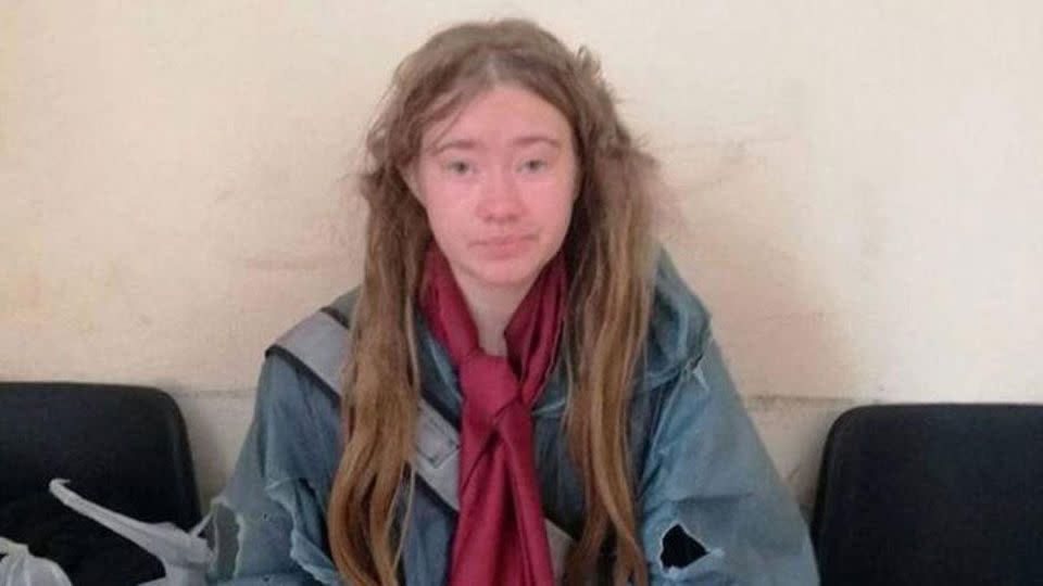 The Madeline McCan look-alike has been living rough on the streets of Rome. Photo: Supplied