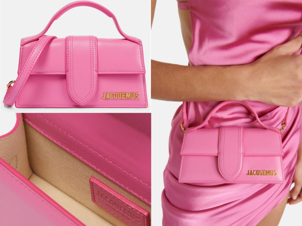 「芭比粉Barbiecore」精品包：Jacquemus  Le Bambino包，約NT$20,351！圖片來源：Mytheresa