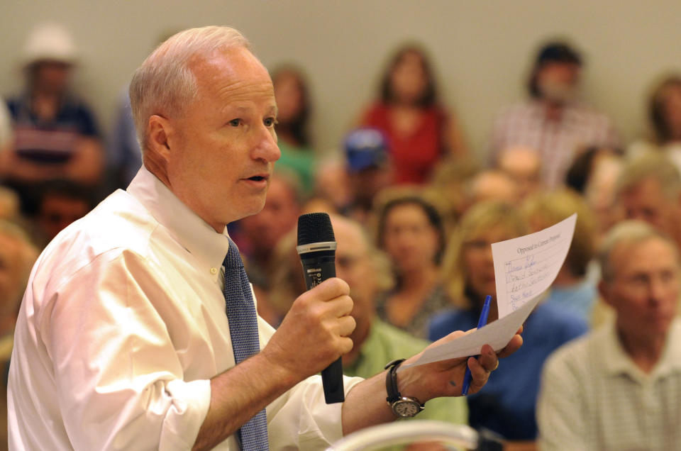 A spokesman for Colorado Rep. Mike Coffman (above) said the Republican lawmaker had "no interest" in attending the town hall. (Photo: Karl Gehring via Getty Images)