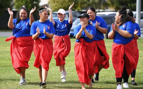 Players dance and whistle when a wicket is taken - Credit: Andrew Cornaga