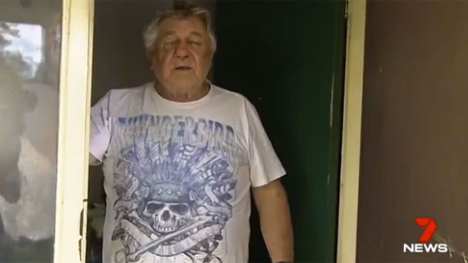 An 80-year-old man will undergo surgery after he was bashed by thugs with a hockey stick in his own home. Source: 7 News