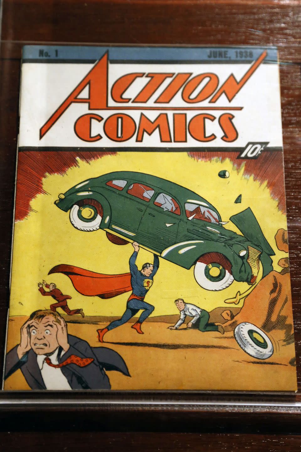 <p>The most expensive comic ever sold on eBay, this "pristine" 1938 edition went up for auction in 2014, to staggering results. Why the frenzy? It's the comic that first introduced Superman to the world, and there are fewer than 50 in existence worldwide. </p><p>Image via <a href="https://www.flickr.com/photos/jcapaldi/8705811176/" rel="nofollow noopener" target="_blank" data-ylk="slk:Jim, the Photographer/Flickr;elm:context_link;itc:0;sec:content-canvas" class="link ">Jim, the Photographer/Flickr</a></p>