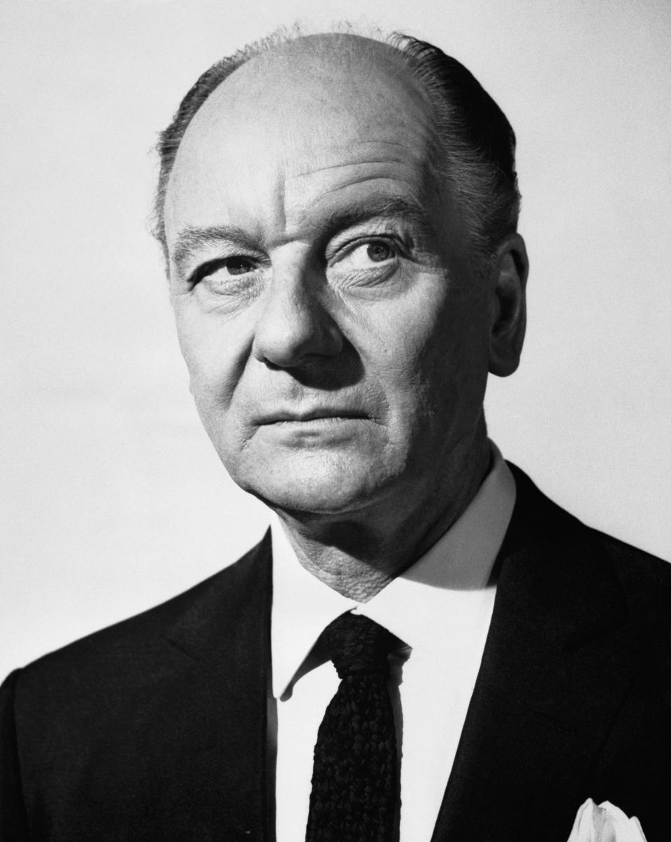 Closeup of John Gielgud