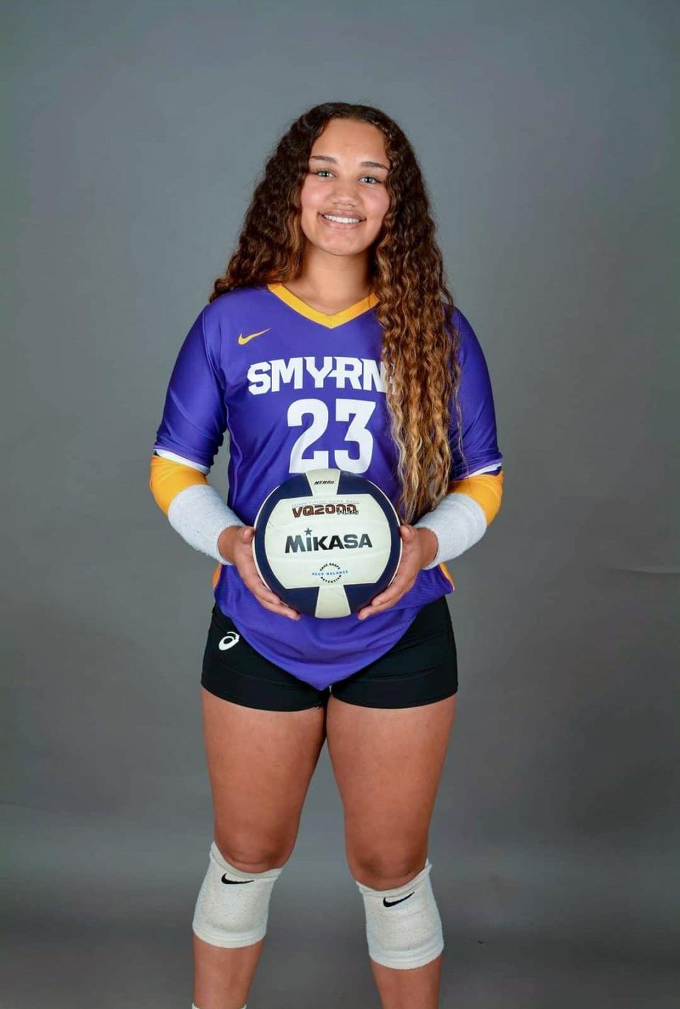 Smyrna senior volleyball and basketball player Janae Edmondson was seriously injured in an accident involving an automobile on Saturday, Feb. 18.