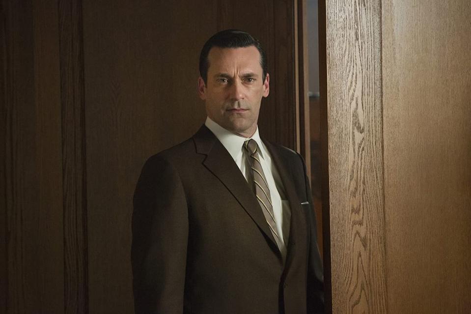 <p>As the show's magnetic lead character, Don Draper, Hamm made a business of selling perfection. And while he and his beautiful wife Betty, and then Megan, all made a handsome picture, his personal life was a bit of a mess, to say the least. His Emmy Award winning turn as the dapper Draper was really Hamm's breakthrough part. </p>