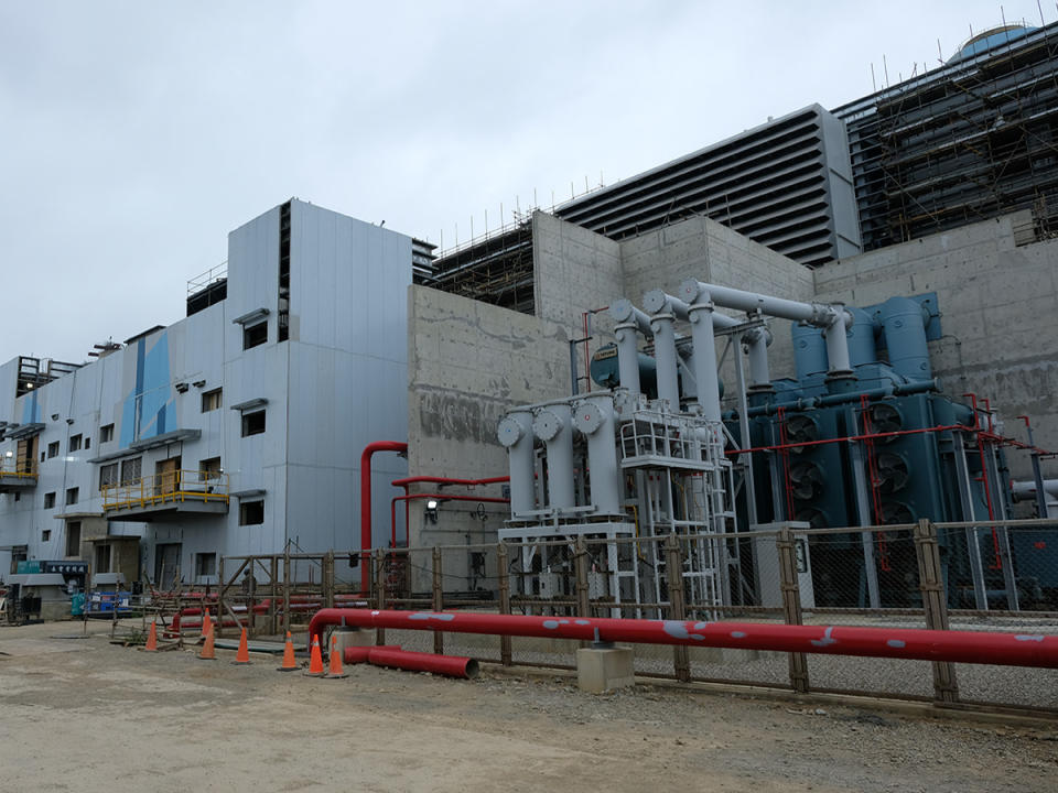 台電公司大潭電廠增建8號機傳出點火測試。（圖：台電提供）