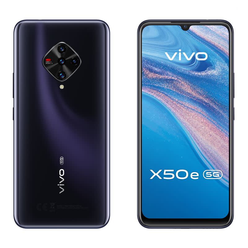 vivo X50e共有兩色，圖為夜幕（圖／vivo提供）