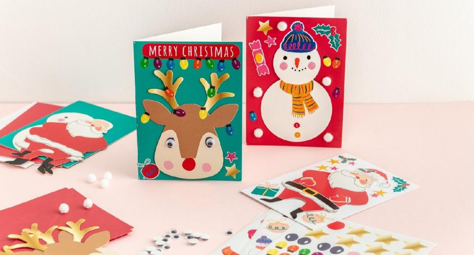 Create Your Own Christmas Card Kit (PostboxParty/ Etsy)