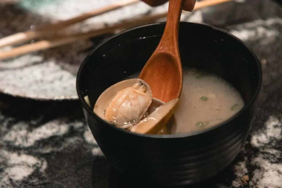 An Omakase -miso soup