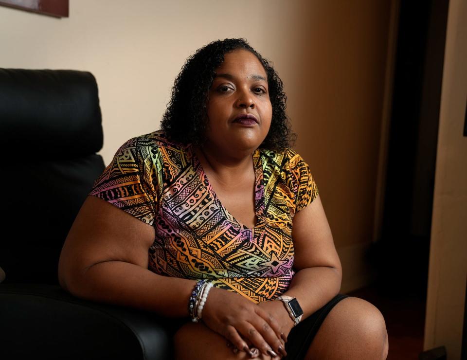 Torrell Mola, a Providence mother with MLS whose electricity was shut off for lack of payment during the hottest part of the summer, said her choice was limited: “It was either pay rent or pay my utilities."