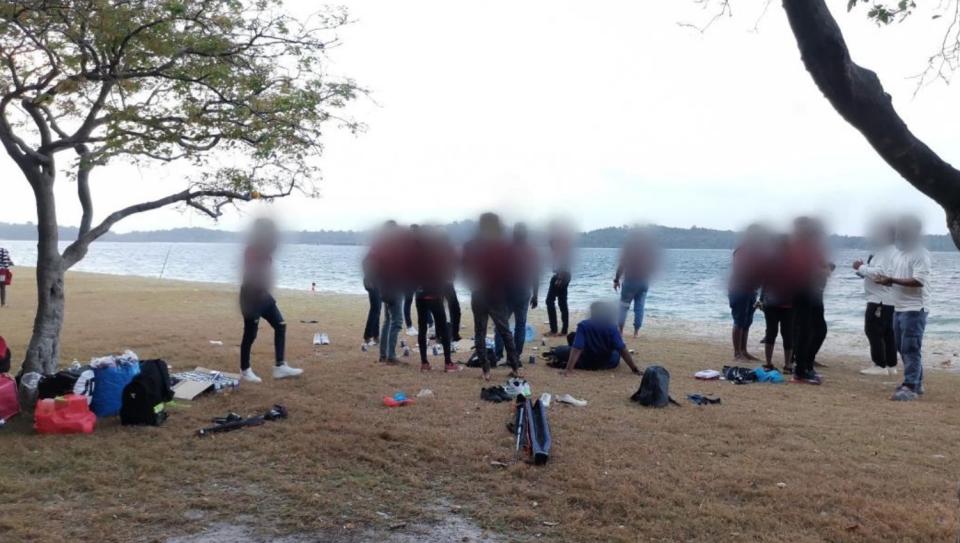 A total of 76 individuals were fined for breaching safe management measures at Changi Beach Park on 13, 14, 20 and 21 February. (PHOTO: National Parks Board)