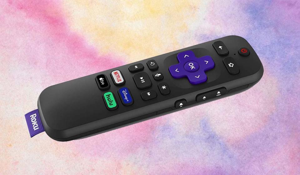 The Roku Voice Remote adds the all-important microphone button so you can verbally tell your Roku what to do. (Photo: Roku)