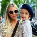 <p>Kloots shared this adorable pic of baby Elvis rocking a very stylish beret while the two were in Paris. </p>