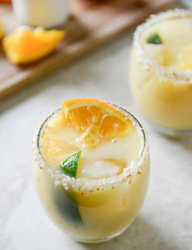 <strong>Get the <a href="https://www.howsweeteats.com/2013/05/coconut-creamsicle-margaritas-and-too-many-cinco-de-mayo-recipes/" target="_blank">Coconut Creamsicle Margaritas</a> recipe from How Sweet Eats</strong>