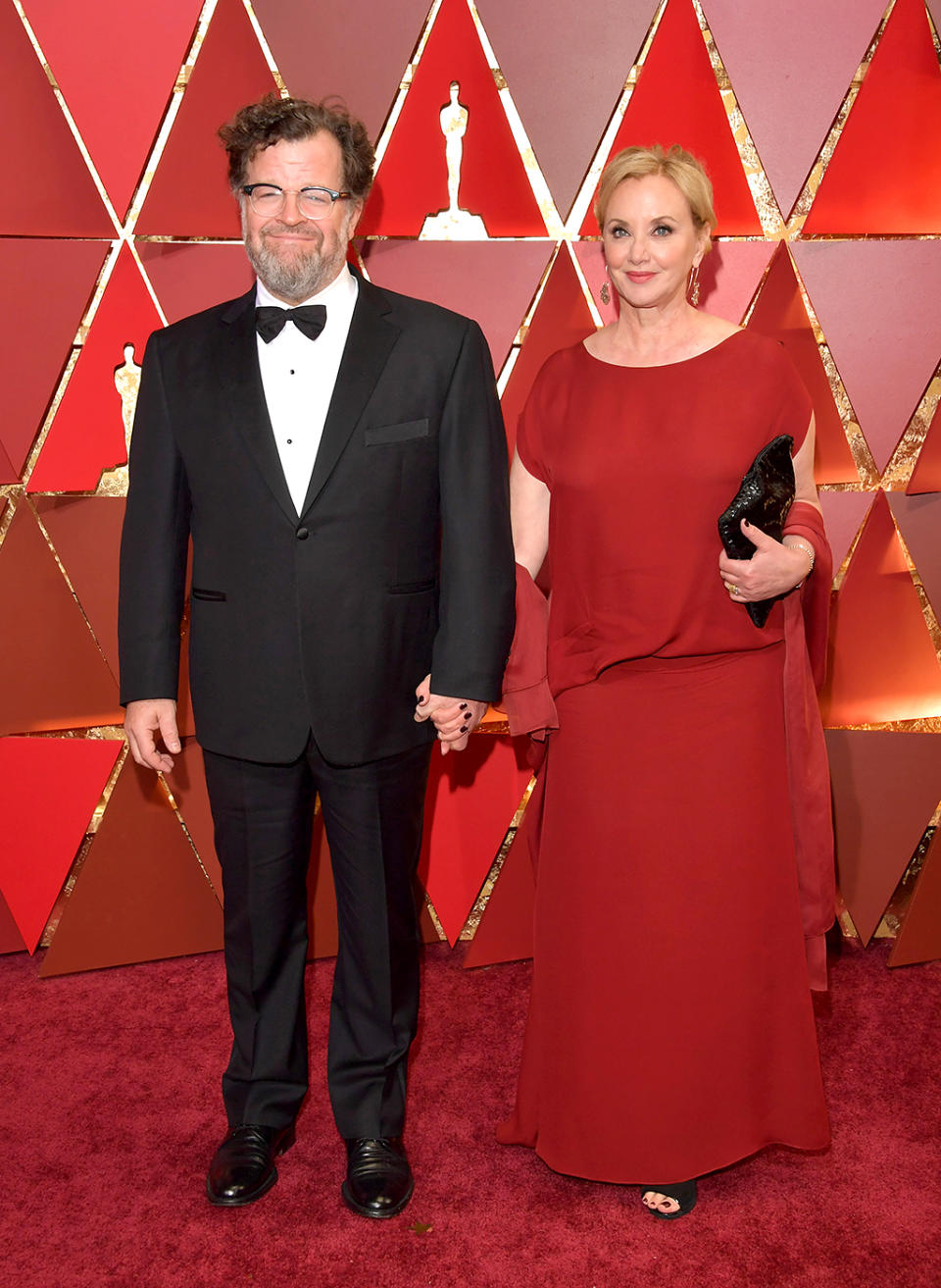 <p>Director Kenneth Lonergan and actor J. Smith-Cameron attend the 89th Annual Academy Awards at Hollywood & Highland Center on February 26, 2017 in Hollywood, California. (Photo by Lester Cohen/WireImage) </p>