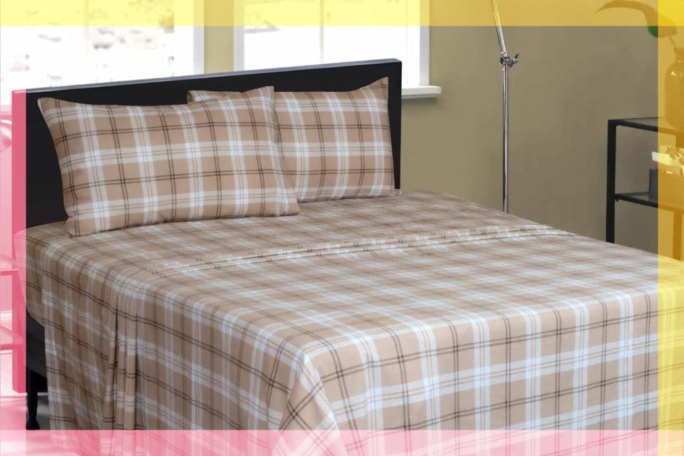 Bliss Casa 4 Piece 100% Cotton Flannel Sheet Set