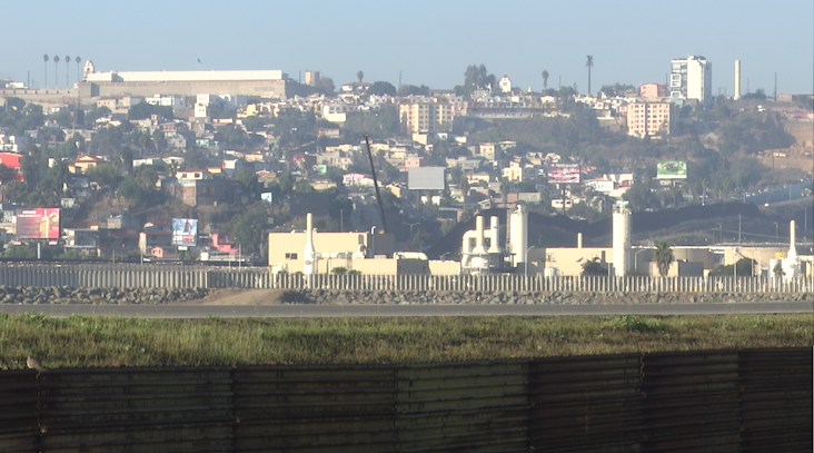 The International Wastewater Treatment Plant sits just north of the border in the Tijuana River Valley between San Diego and Tijuana. It was constructed in January 1999. (Salvador Rivera/Border Report)