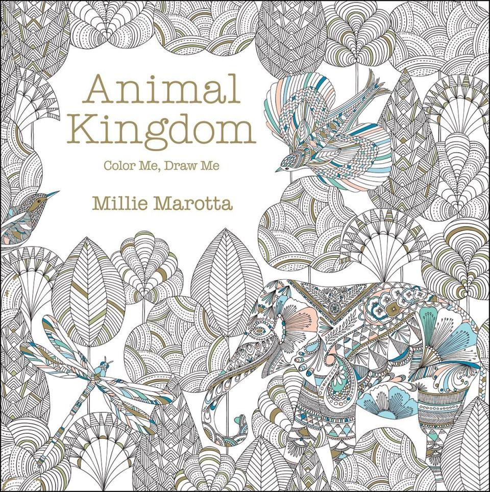 One of the illustrators who's hit it big with the adult coloring book trend, Millie Marotta creates images with lovely, clean patterns with tiny segments just begging for a freshly sharped pencil. This book includes page after page of wild-eyed birds and creatures wrapped in riotous foliage.&nbsp;<br /><br /><a href="http://www.amazon.com/Animal-Kingdom-Millie-Marotta-Coloring/dp/1454709103F8&amp;qid=&amp;sr=">Find on Amazon.</a>