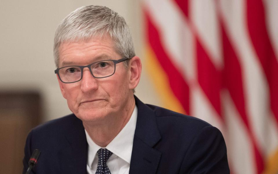 Apple chief executive Tim Cook - AFP