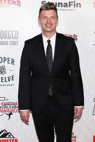 <p>Gabe Ginsberg/Getty</p> Nick Carter