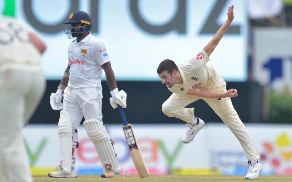 Mark Wood in action in the first Test at Galle - News_scans