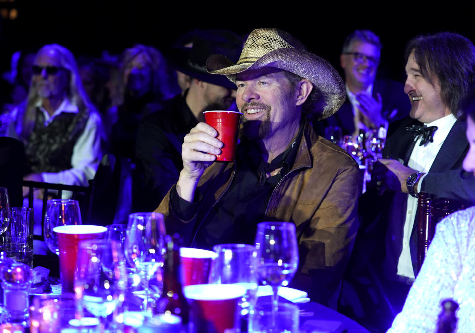 NASHVILLE, TENNESSEE - NOVEMBER 08: Toby Keith attends the 2022 BMI Country Awards at BMI on November 08, 2022 in Nashville, Tennessee. (Photo by Erika Goldring/Getty Images for BMI)