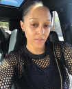 <p>The star shows off her favoite place to take a selfie. (Photo: Instagram/tiamowry) </p>