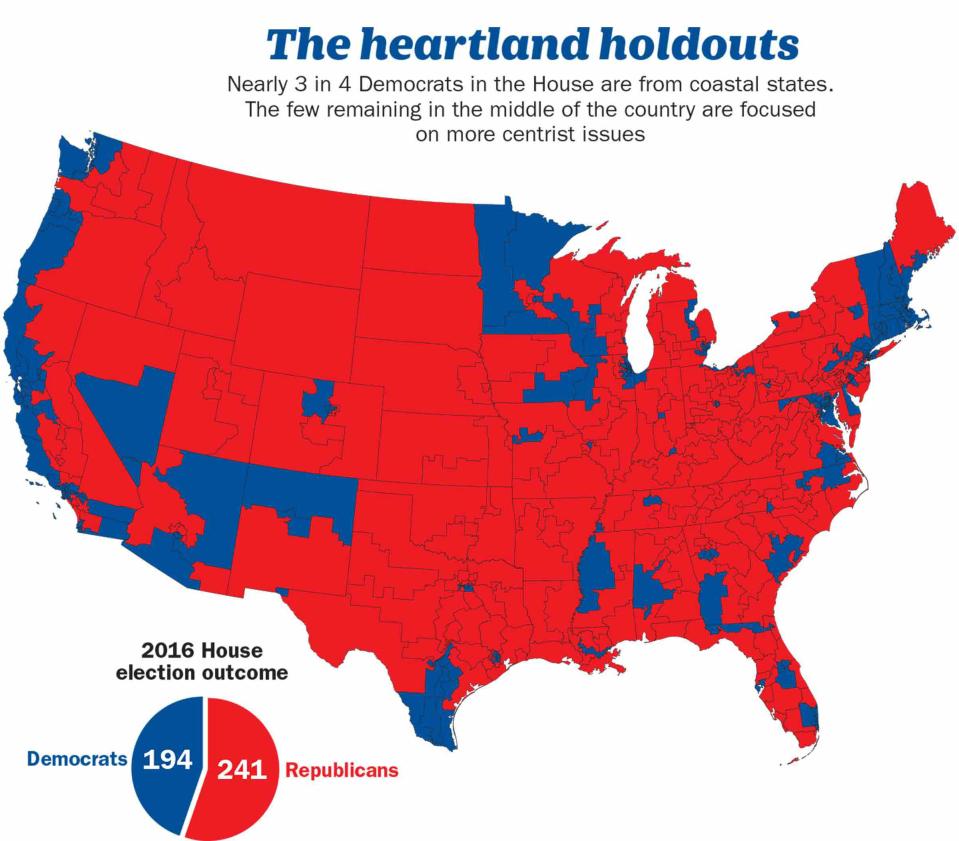 A divided party debates its future