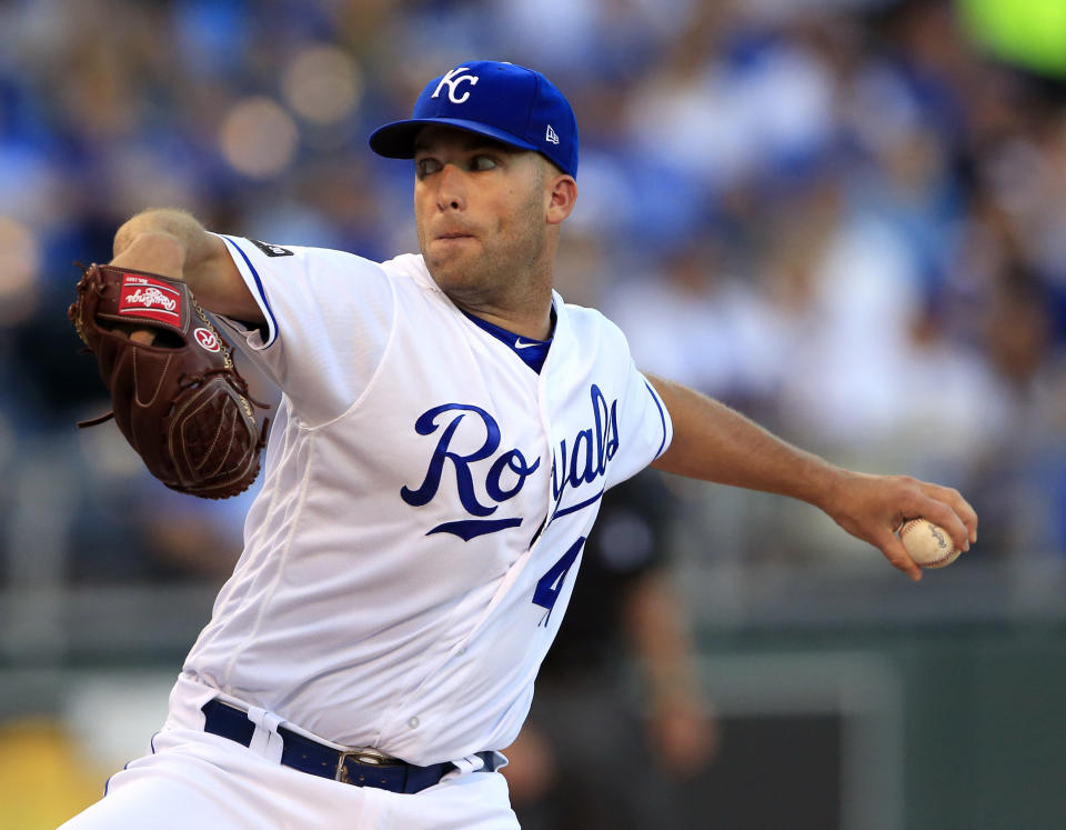 Danny Duffy has been cited for a DUI. (AP Photo/Orlin Wagner)