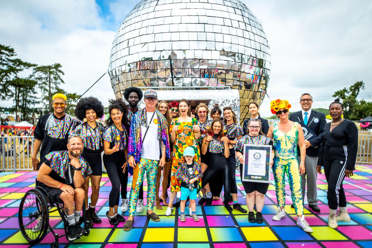 The event helped raise funds for the festival’s charity partner the Ellen MacArthur Cancer Trust (Victor Frankowski/Camp Bestival/PA)