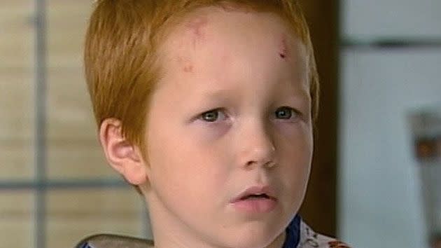 8-year old Kenny Markiewicz was sucked down a drain and found around 1.6km away. Photo: ABC News.