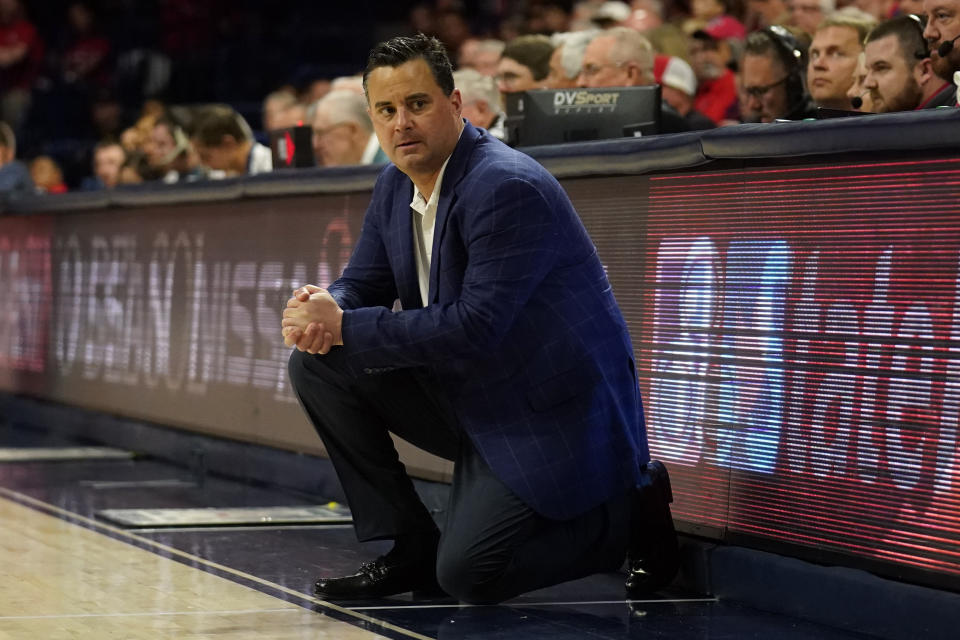 Arizona head coach Sean Miller