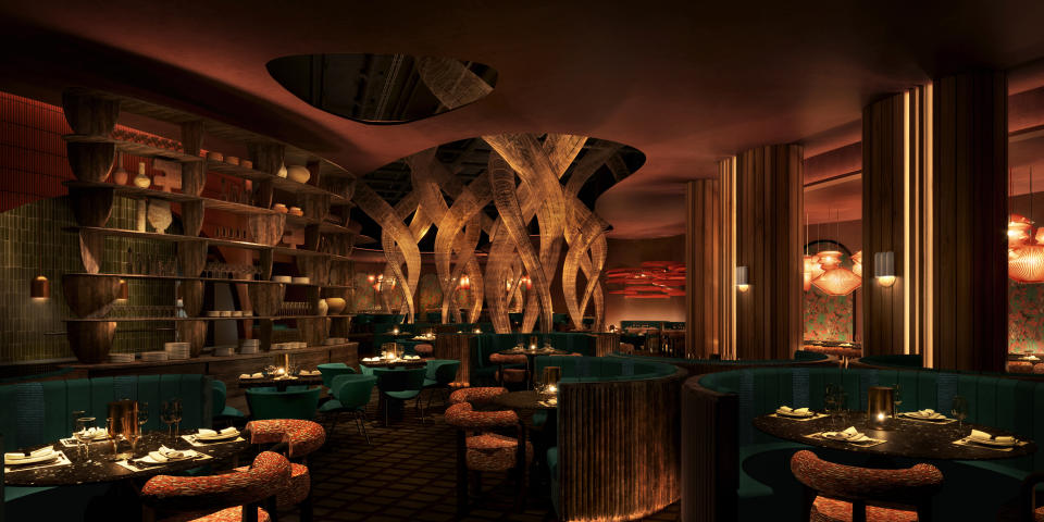 Groot Hospitality's Komodo — the Miami location earned $41 million in 2022 — will make its Las Vegas debut at Fontainebleau.