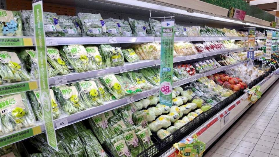 量販業者強調，目前生鮮蔬菜類備貨足夠。（圖／業者提供）