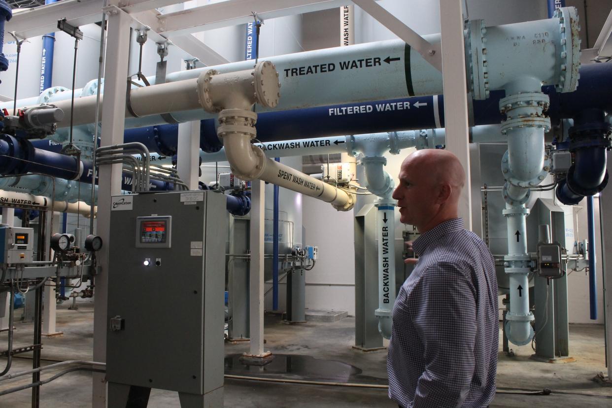 Director Robert Schultz said Newport's has one of the most state-of-the-art water filtration systems in the state, but the future cost to manage this plant is tricky.