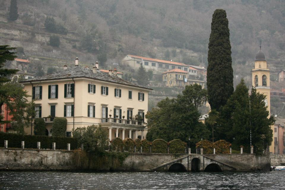 The Clooneys' villa in Lake Como (Getty Images)