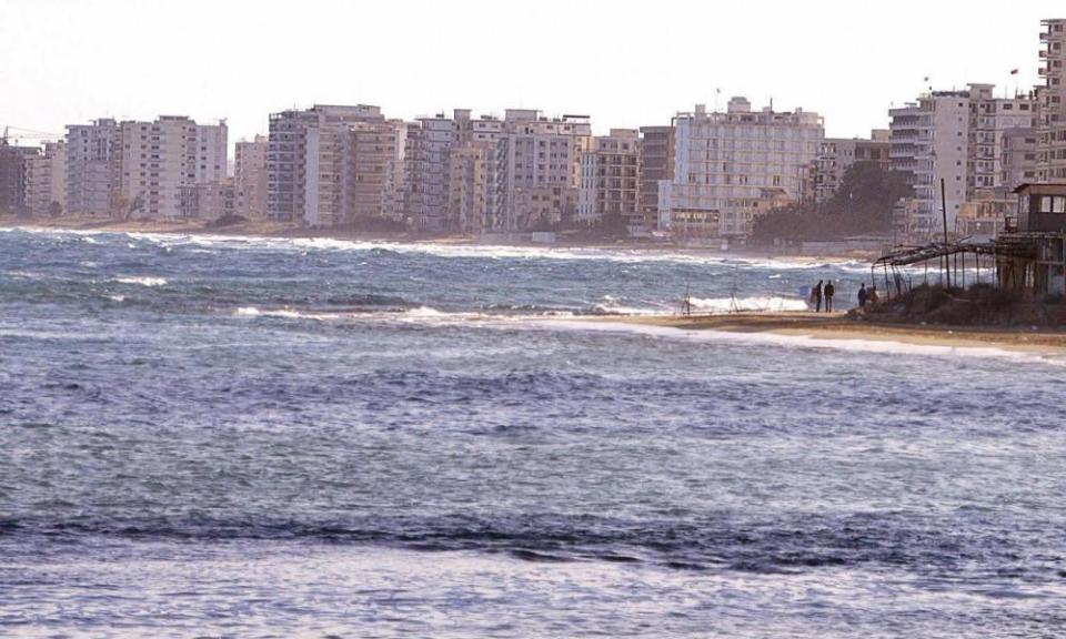 Tower blocks on the coast of Famagusta